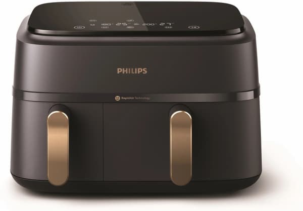 Philips NA352/00 Airfryer med to kurver Kull, Kobber, Grå