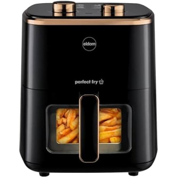 Varmluftsfritös - ELDOM - S9147350 - 5L - 1500 Watt - Justerbar temperatur 80-200°C