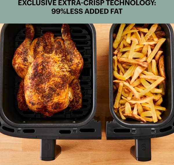 OBH Nordica Dual Easy Fry &amp; Grill frityrgryte, 8,3 liter