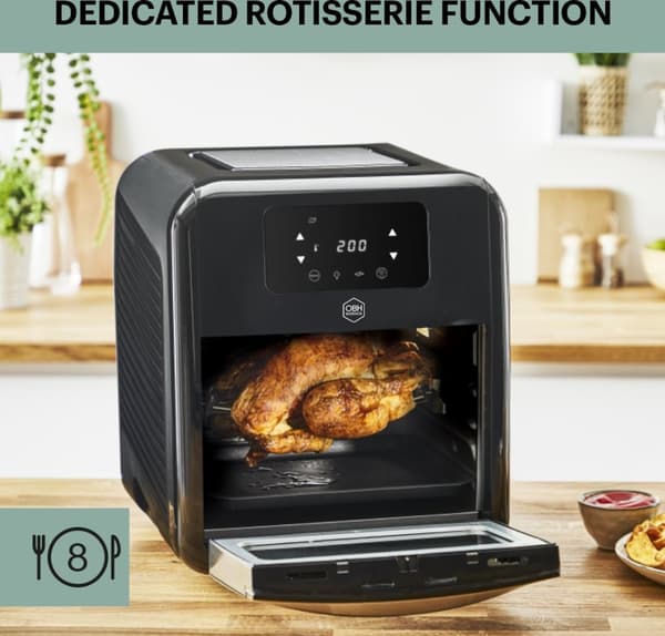 OBH Nordica Easy Fry Oven &amp; Grill 9-i-1 - frityrgryte, 11 L