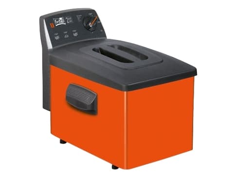 Fritel SF 4152, Frituregryde, 3 L, 1,2 kg, 150 °C, 190 °C, 4 person(er) Sort, Oransje