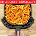 Miniatyrbild 4 av 5: TEFAL EY130815 Elektrisk oljefri fritös, varmluftsteknik, 3,5 l kapacitet, kompakt, hälsosam och krispig matlagning, svart