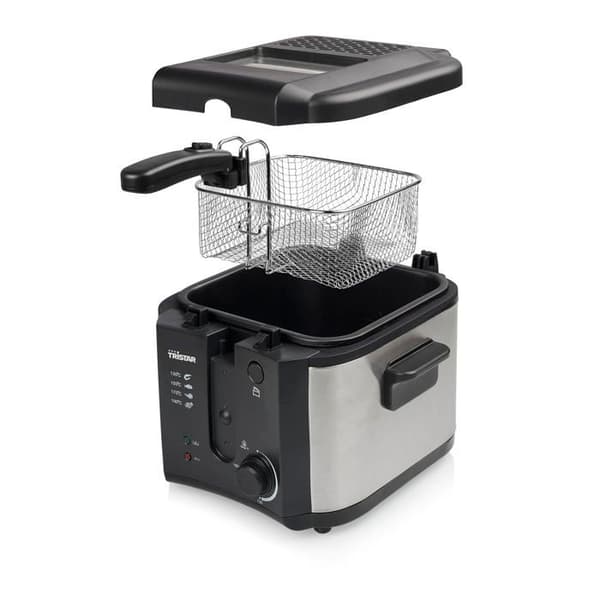 Tristar elektrisk fritös - FR-6878 - Fritös - Volym 2,5 L - Fällbart handtag - Cool-Touch handtag - 1600 W