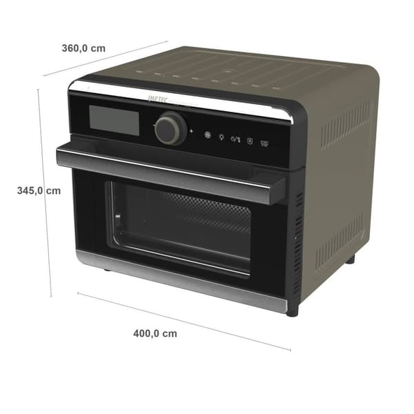 Airfryer IMETEC FRIGGI LEGGERO Musta Harmaa 1550 W