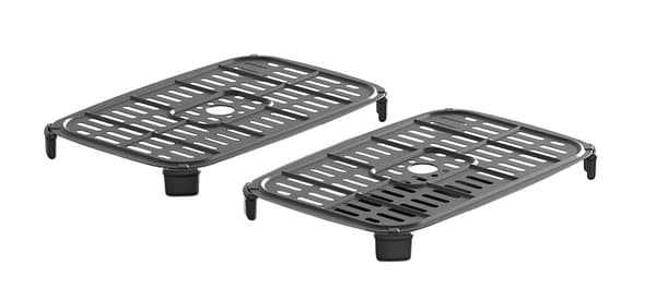 Air Fryer smörjfri dubbelfritös 8L FR8000 Svart, Silver