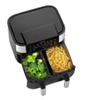 Miniatyrbild 9 av 10: Air Fryer smörjfri dubbelfritös 8L FR8000 Svart, Silver