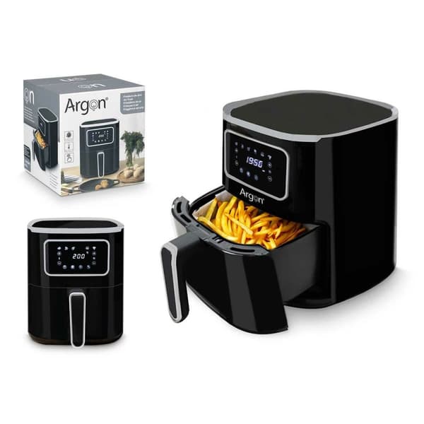 Varmluftsfrituregryde Argon CK73790(134) Sort 1450 W 4,5 L