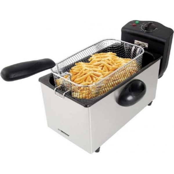 NC Esperanza ekg010 frituurpan - fritös - 3 liter - 2000 w - rvs Svart, Vit