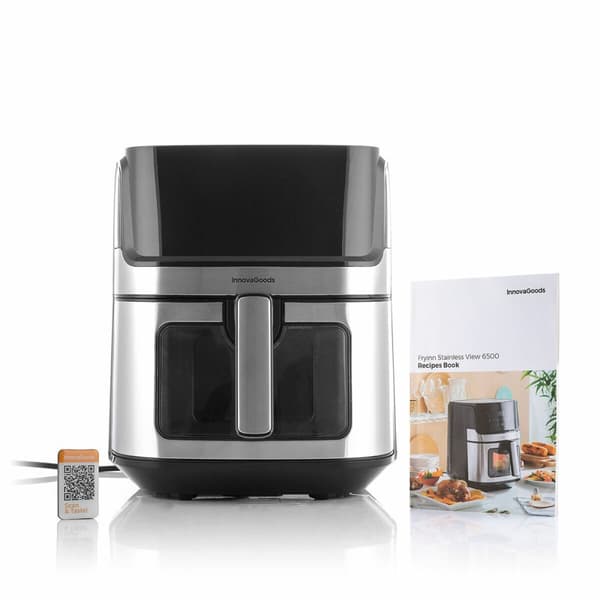 BEGAGNAD Luftfritös InnovaGoods Window Svart 1700 W 6,5 L Rostfritt stål (Renoverade A)