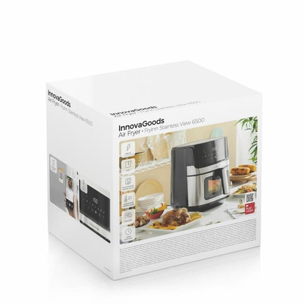 BEGAGNAD Luftfritös InnovaGoods Window Svart 1700 W 6,5 L Rostfritt stål (Renoverade A)