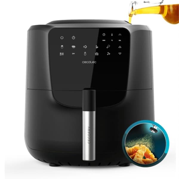 Varmluftsfrituregryde Cecotec Sort 5,5 L Sort