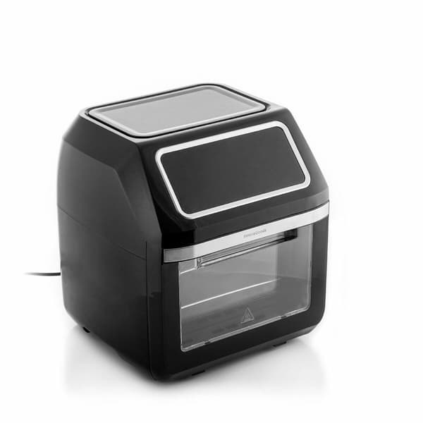 BEGAGNAD Luftfritös InnovaGoods Svart 1800 W 12 L Rostfritt stål (Renoverade B)