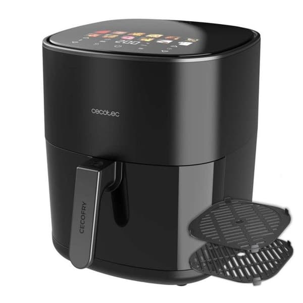 Cecotec Fritös utan olja Cecofry&amp;Grill Duoheat 6500 Svart