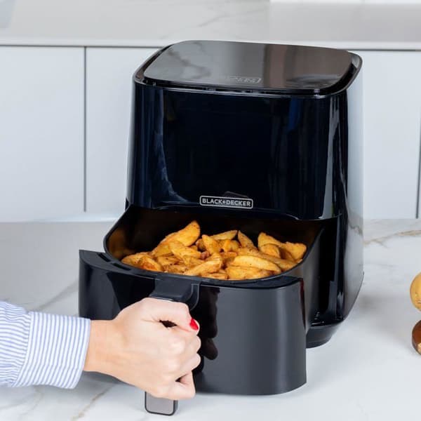 Fritös utan olja - BLACK & DECKER - ES9730080B - 5L - 1450W - Digital skärm