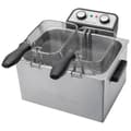 Miniatyrbild 3 av 4: Dubbel fritös - PROFICOOK - PC-FR 1038 - 3000 W - 5 L - Silver