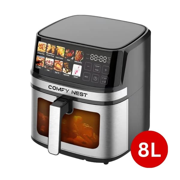 Airfryer med Fönster / Air Fryer - 8L