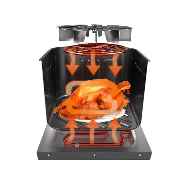 Varmluftsfrituregryde TM Electron 2000 W 9 L