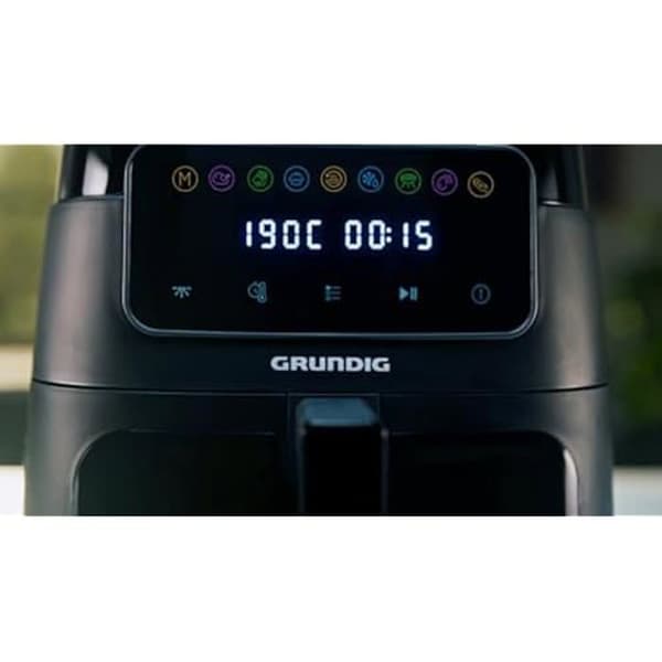 Varmluftsfritös - GRUNDIG - FRY 7320 - 7,6 L - 1900 W - Fristående - Svart