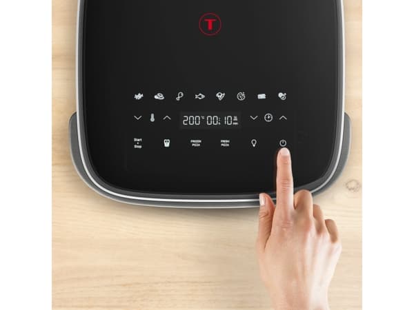 Tefal Easy Fry XL Surface FW402HE0, Varmluftsfrityr, 1,2 kg, Single/enkelt, Sort, Grå, Berøringskontroll, Enkeltstående