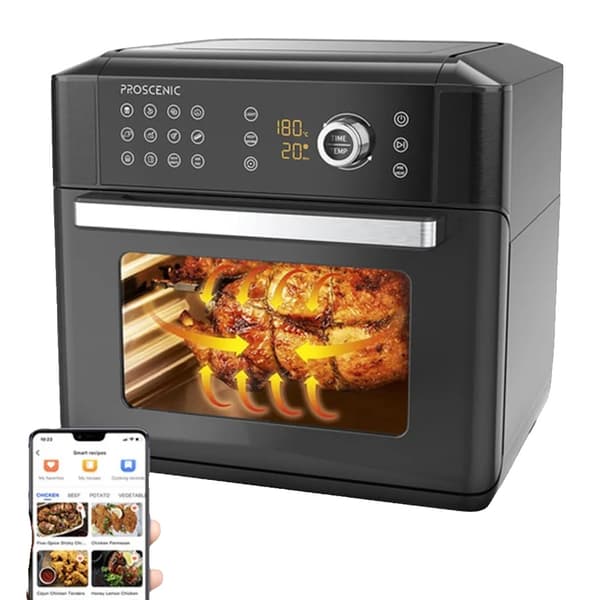 Air Fryer Ovn, 15L Kapacitet, 1700W Effekt,Proscenisk T31