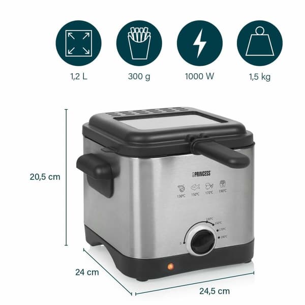 Rasvakeitin Princess 1000 W 1,5 L