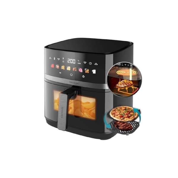 Cecotec Cecofry&amp;Grill Duoheat 8000 oljefri fritös Svart