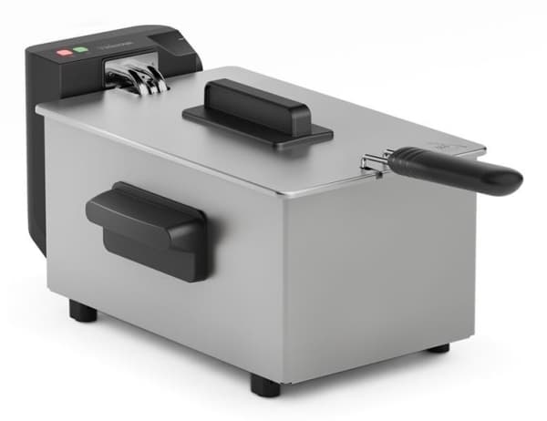 Tristar FR-9334, Fritös, 3 l, 0,6 kg, 190 ° C, 4 personer, Single Silver