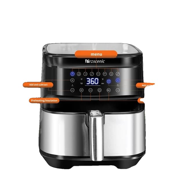Elektrisk Air Fryer, 1700W Effekt, 5.8QT Kapacitet,Proscenic T21
