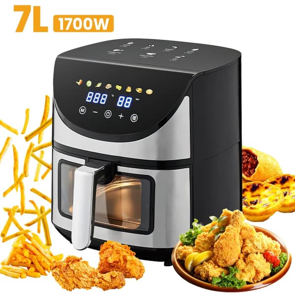 Luftfryer, 7L kapacitet, 1700W effekt,7L