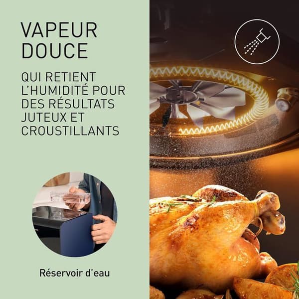 Luftfritös - Panasonic - NF-CC600AXE - 6 L - 1450 watt - Justerbar temperatur