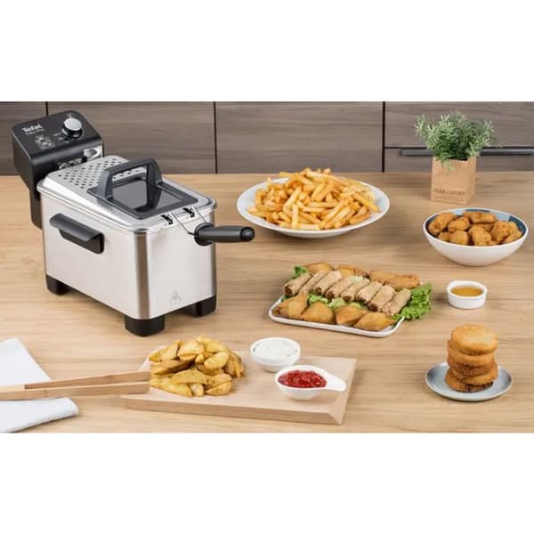 Fritös - TEFAL - FR3330 - 1,2 kg - Justerbar termostat - Avtagbar skål