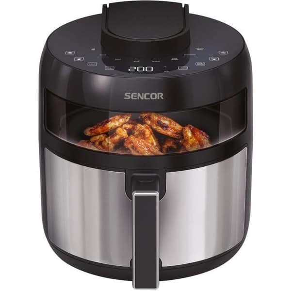 Airfryer - SENCOR - SFR 5010BK - 1500 W - 5 L - Svart