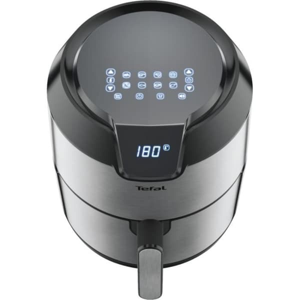 Tefal Fryer Easy Fry EY401D fritös Varmluftsfritös 4,2 L Unik Svart, Rostfritt stål Fristående 1500 W