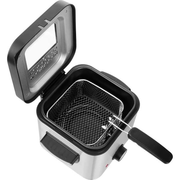 Fritös - SENCOR - SFR 6200SS - 900 W - 1,5 L - Svart / Rostfritt stål