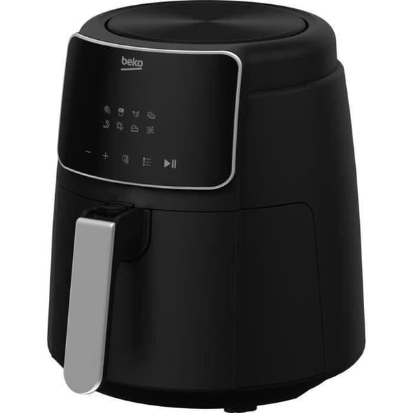 Multifunktion oljefri fritös - BEKO - FRL2244B - 1500 W - 3,9 L för 0,8 kg pommes frites - 8 program - Pekskärm - Svart