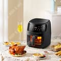 Miniatyrbild 2 av 4: TD® Air Fryer Stor kapacitet visuellt strömavbrottsminne med 8 förprogrammerade menyer Oljefri elektrisk fritös