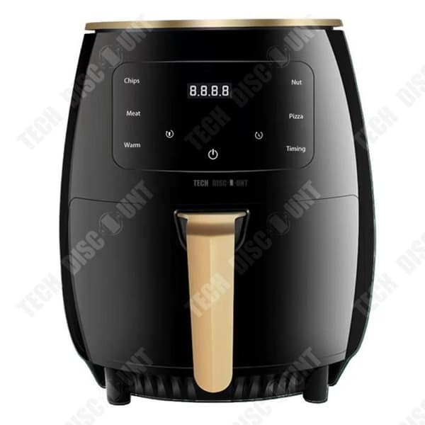 TD® Airfryer 4,5 liter Varmluftscirkulation 360 Smart touch-kontroll Storkapacitetsfritös