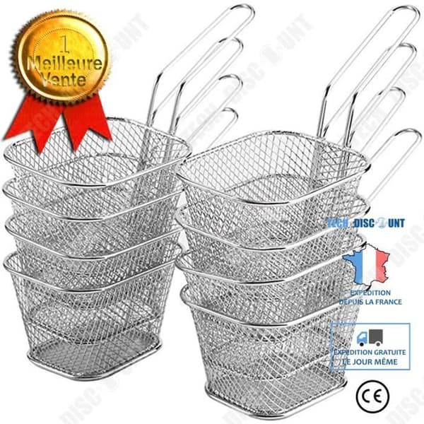 TD® Kök Friterad kycklinglårkorg Restaurang Snack BBQ-korg Pommes frites-korg Friterad mat Stekt trådkorg