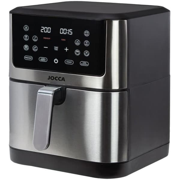 Fritös utan olja - JOCCA - 2193 - 8L - 1800 W - 30,3 x 38,3 x 35,1 cm - Rostfritt stål