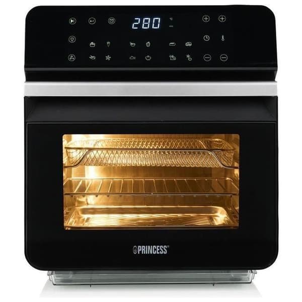 Princess mini airfryer och digital steamer 182085-3-i-1-10 L - 900 g pommes frites - Ångrengöringsfunktion