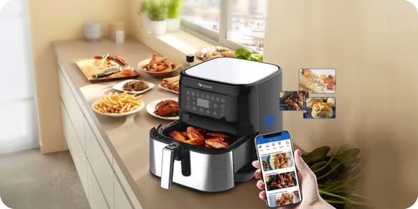 PROSCENIC T21 1700W 5,5L luftfrituregryde WI-FI fedtfri frituregryde