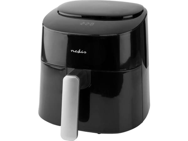 Nedis KAAF160BK, Varmluftsfritös, 4,2 l, 40 ° C, 200 ° C, 240 min, Single Svart