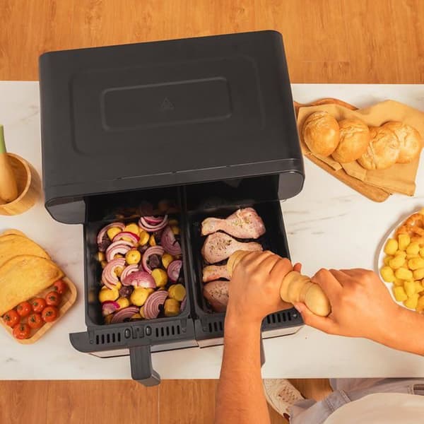 Fritös utan olja - CECOTEC - Cecofry Advance 9000 - 9L - 2800W - Dubbel temperatur