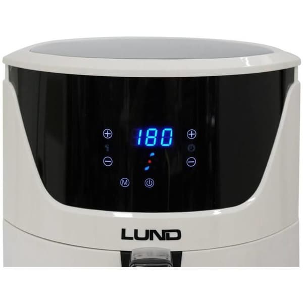 LUND Varmluftsfritös 3.7l, 1400W, vit