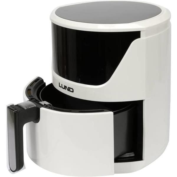 LUND Varmluftsfritös 3.7l, 1400W, vit