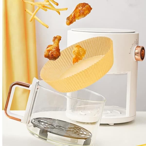 Engångspapper för Air Fryer - INF - 50 stycken - Brun