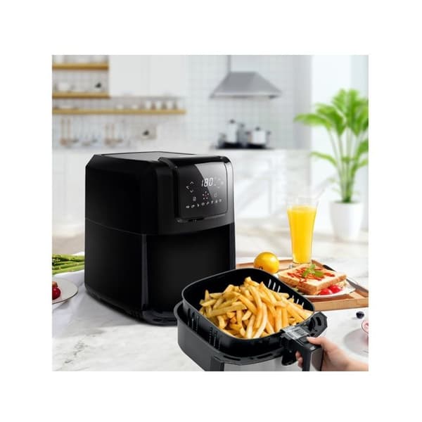 Varmluftsfritös - HISENSE H06AFBS1S3 - Svart - 5 L - Lock