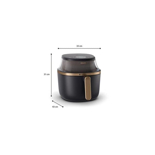 Luftfritös - PHILIPS - NA332/00 - 6,2L - 1700W - 12 program LED