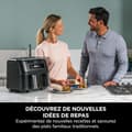 Miniatyrbild 3 av 6: NINJA FOODI - DIGITAL AIR FRYER - AIR FRYER - 2 LÅDOR - 4 I 1 - SVART