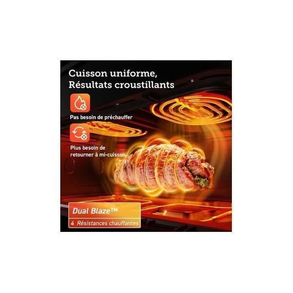 Luftfritös - COSORI - Twinfry Chef Edition - 10 Liter - 2800 W - Temperatur 35°C-240°C